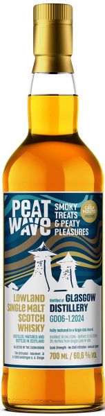 Glasgow Distillery 2018/2024 Virgin Oak The Caskhound Peatwave 60,6% vol.