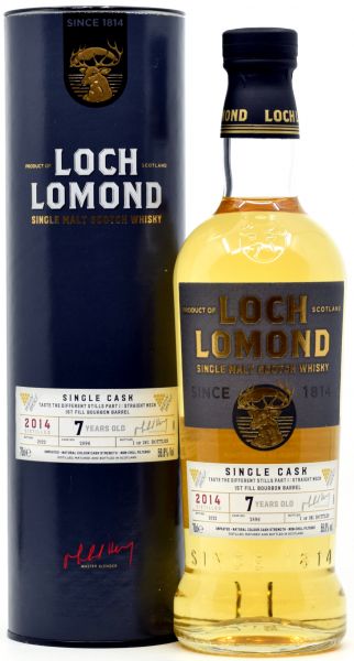 Loch Lomond 2014/2022 1st Fill Bourbon Single Cask #2896 59,8% vol.